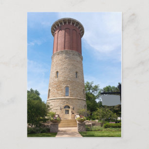 Postal Histórica Torre de Agua en manantiales occidentale