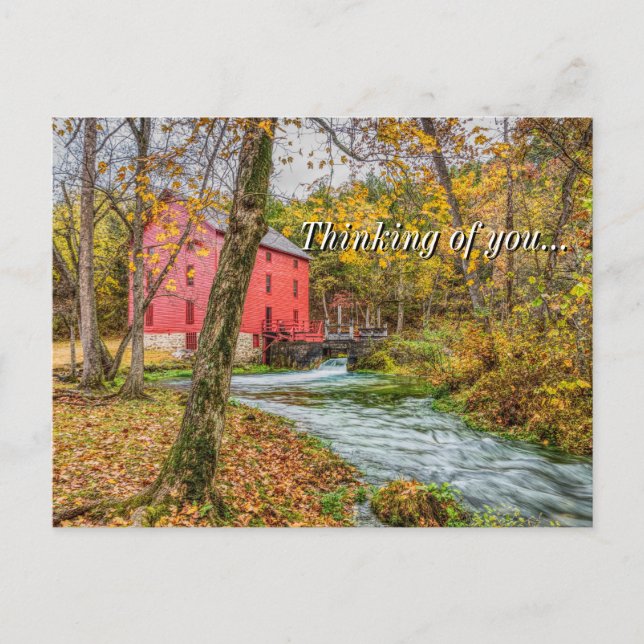Postal Histórico Alley Mill Pensando En Tu Postcard (Anverso)