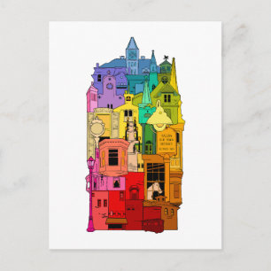 Postal Histórico arcoiris de Galena Illinois