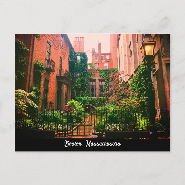 Postal Histórico Beacon Hill, Boston, Massachusetts (Anverso)