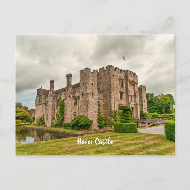 Postal Histórico Castillo Hever Kent Reino Unido Vista pa (Anverso)