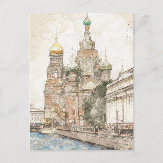 Postal Histórico de San Petersburgo (Anverso)