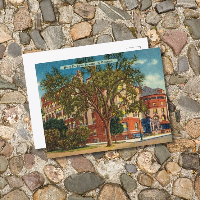 Postal Histórico DeSoto Hotel Savannah GA (Subido por el creador)