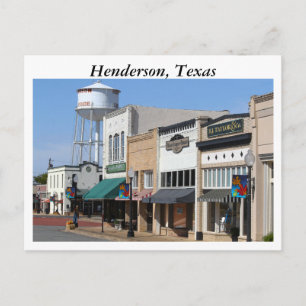 Postal Histórico Henderson, Texas