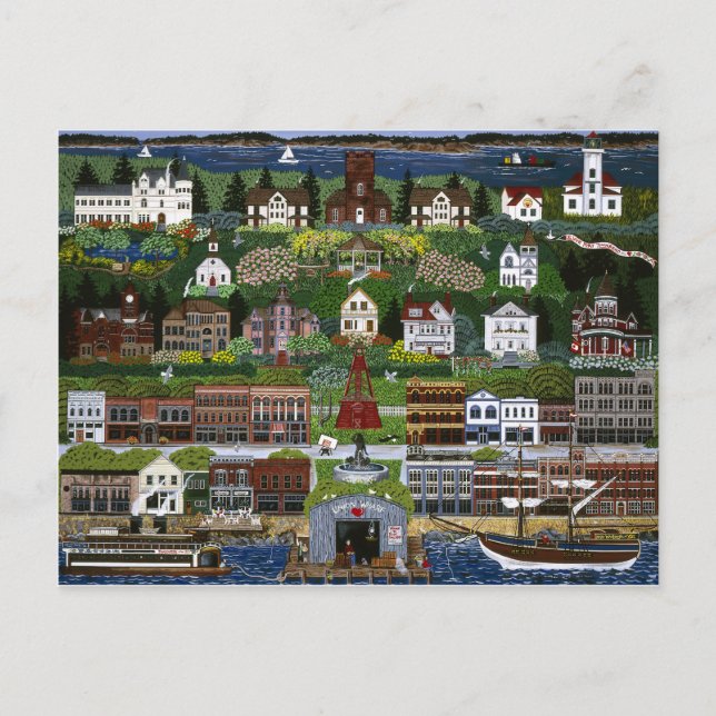 Postal Histórico Puerto Townsend, Washington (Anverso)