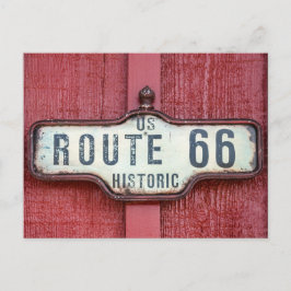 Postal Histórico Rótulo de la Ruta 66 de Estados Unidos e