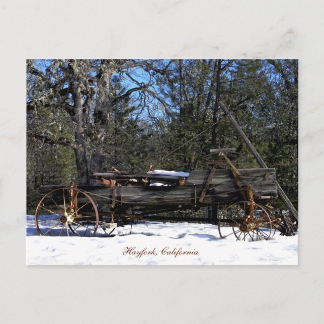 Postal Histórico Vagón de Seis Primavera......... (Anverso)