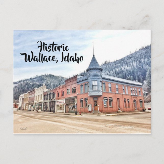 Postal Histórico Wallace Idaho (Anverso)