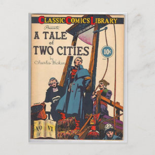 Postal Historieta de dos ciudades