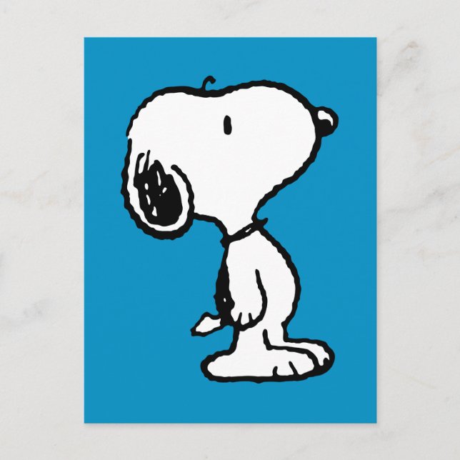 Postal Historietas clásicas de Snoopy (Anverso)