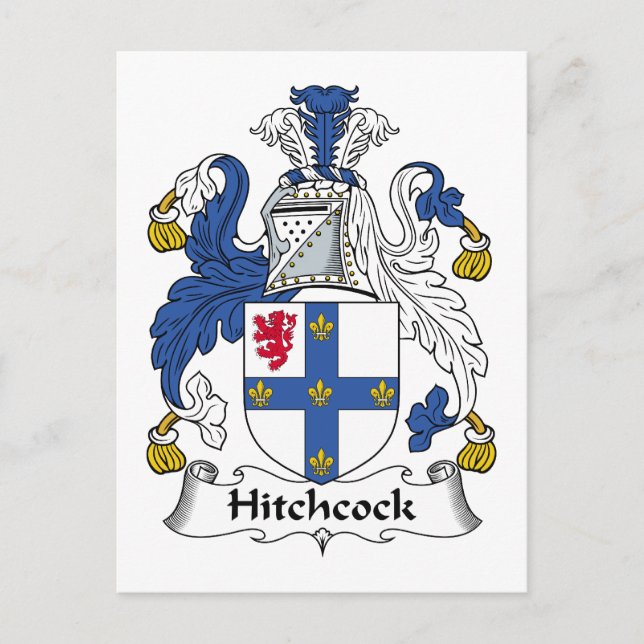 Postal Hitchcock Family Crest (Anverso)