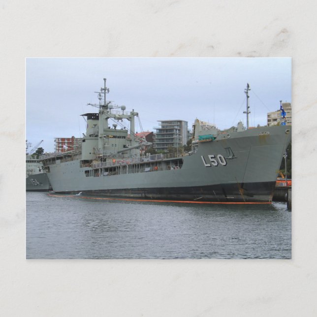 Postal HMAS Tobruk (Anverso)