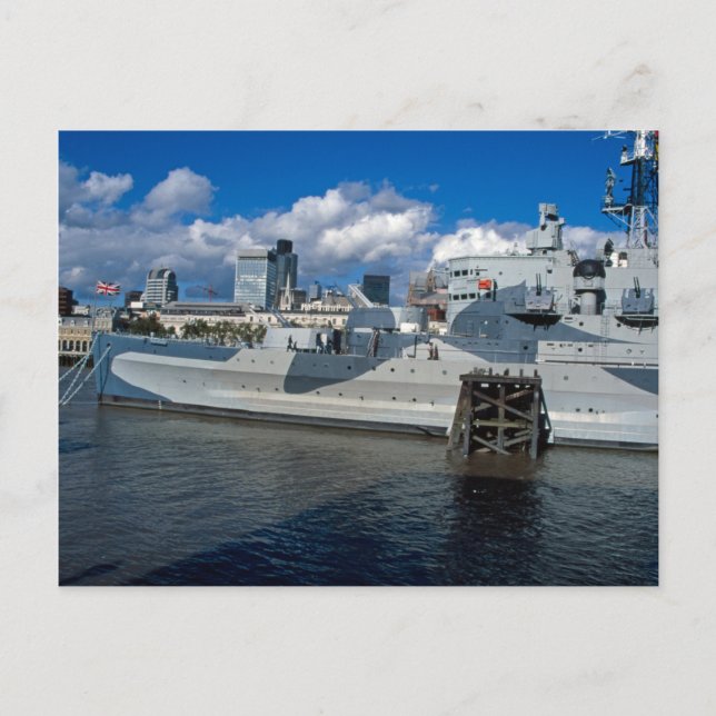 Postal HMS Belfast Londres (Anverso)