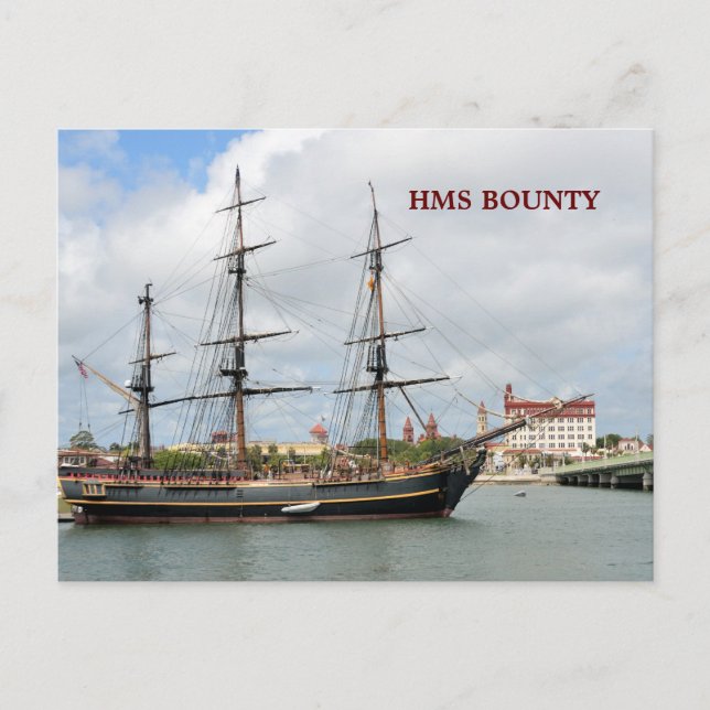 POSTAL HMS BOUNTY (Anverso)