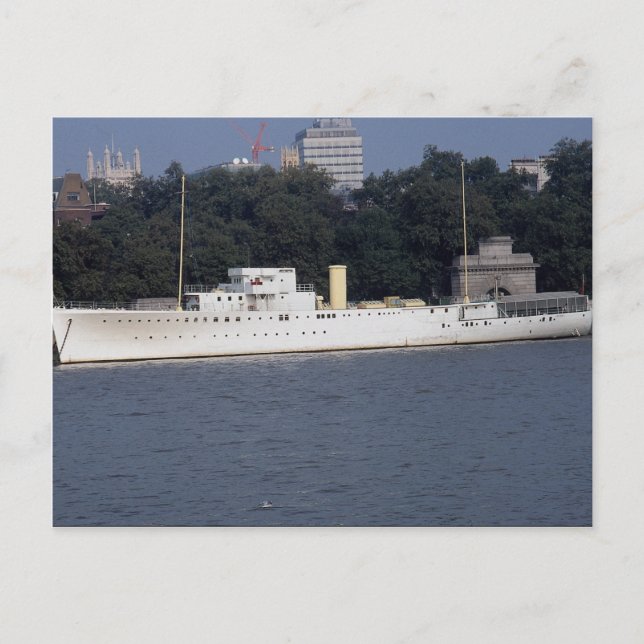 Postal HMS Discovery", Thames River, Londres, Inglaterra (Anverso)