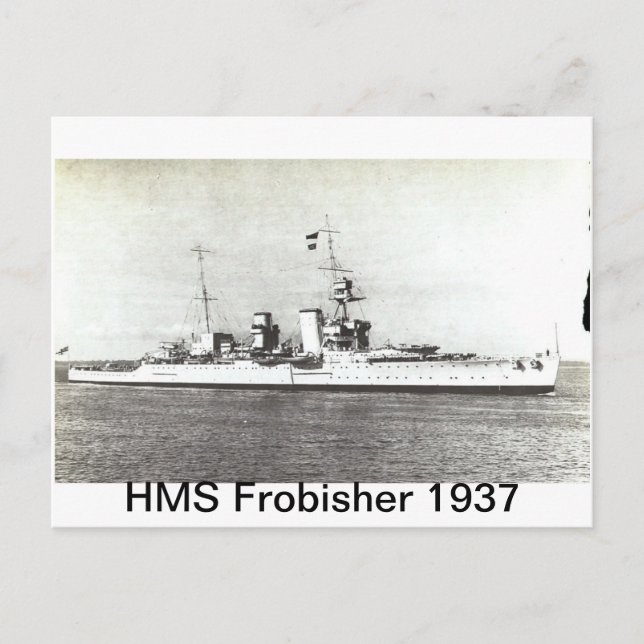 Postal HMS Frobisher (Anverso)