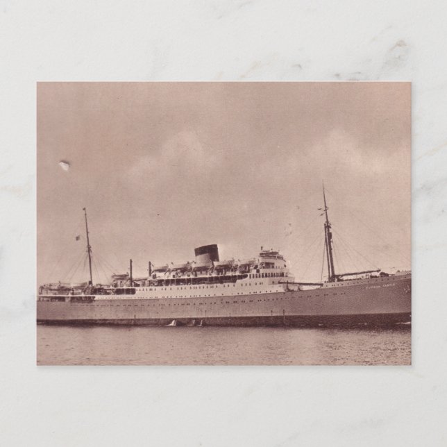 Postal HMS Unicorn (Anverso)