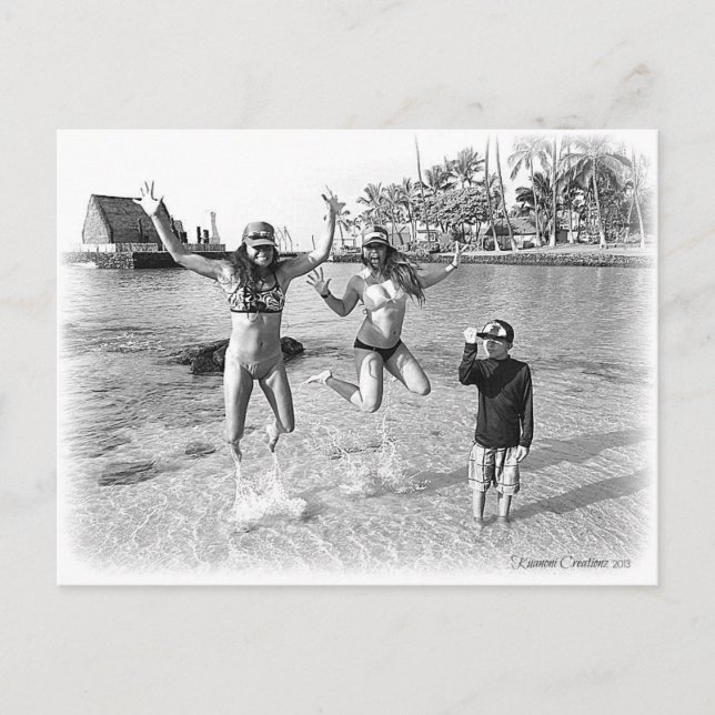 Postal ¡Ho Brah!...., Ilima, Kalino & Boogie Postales: (Anverso)