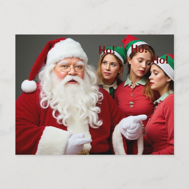 Postal ¡Ho! ¡Ho! ¡Ho! (Anverso)