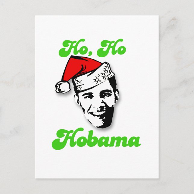 Postal Ho, Ho, Obama (Anverso)