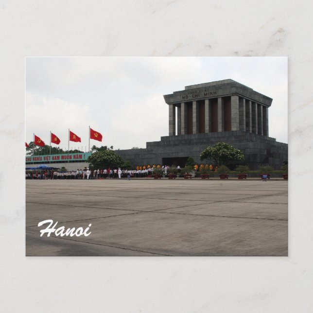 Postal ho mausoleo hanoi (Anverso)