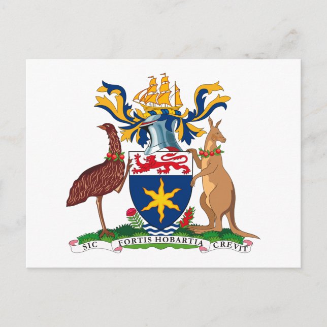 Postal Hobart Coat of Arms (Anverso)
