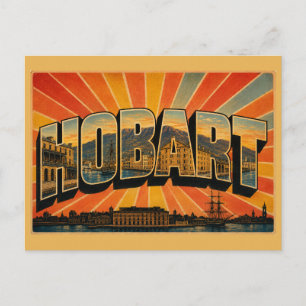 Postal Hobart Tasmania Australia Ciudad histórica del pue