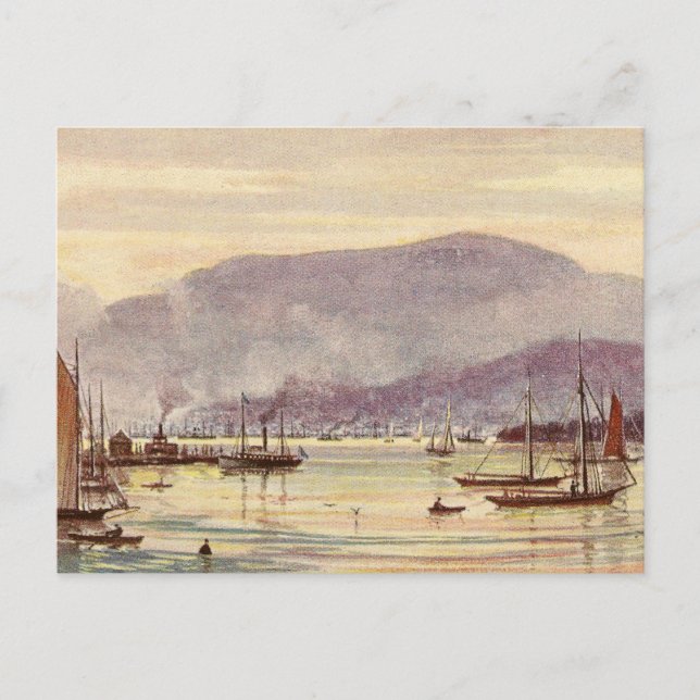 Postal Hobart, Tasmania, Australia del vintage (Anverso)