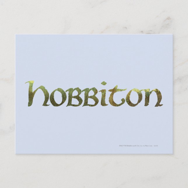 Postal HOBBITON™ Texturado (Anverso)