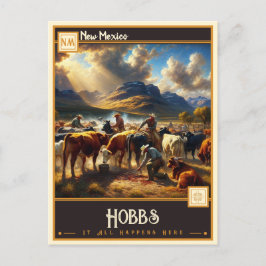 Postal Hobbs, Nuevo México | Vintage