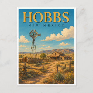 Postal Hobbs Nuevo México Western Heritage GeoSaga