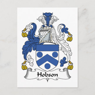 Postal Hobson Family Crest