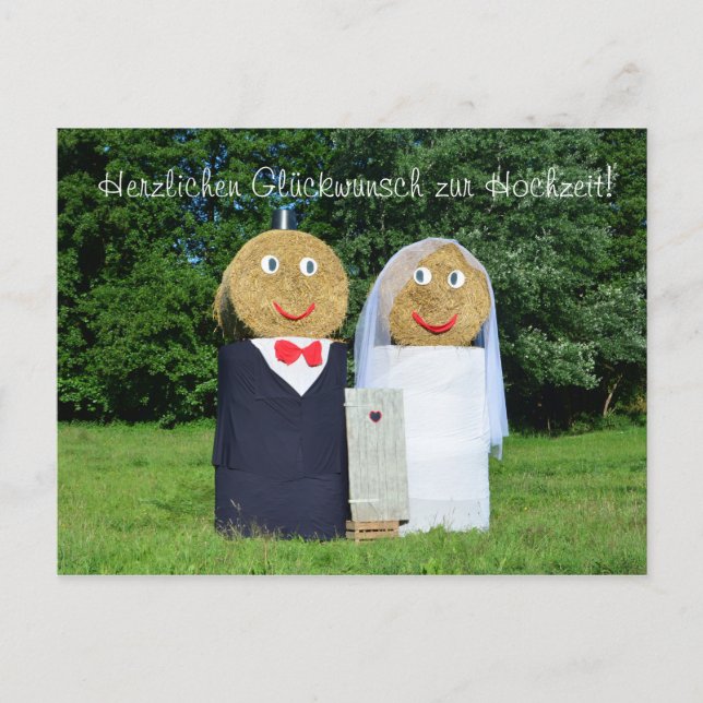 Postal Hochzeit... Glückwunsch (Anverso)