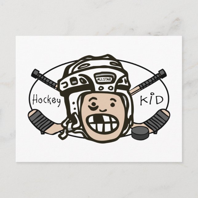Postal Hockey Kid (Anverso)