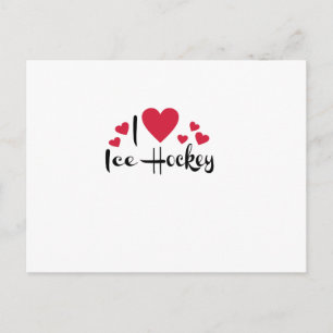 Postal hockey sobre hielo