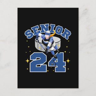 Postal Hockey sobre hielo divertido senior 2024
