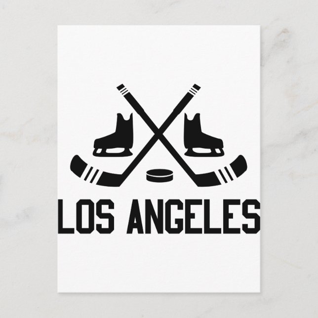 Postal Hockey sobre hierba de Los Ángeles (Anverso)