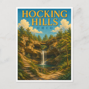 Postal Hocking Hills Ohio Old Man's Cave GeoSaga
