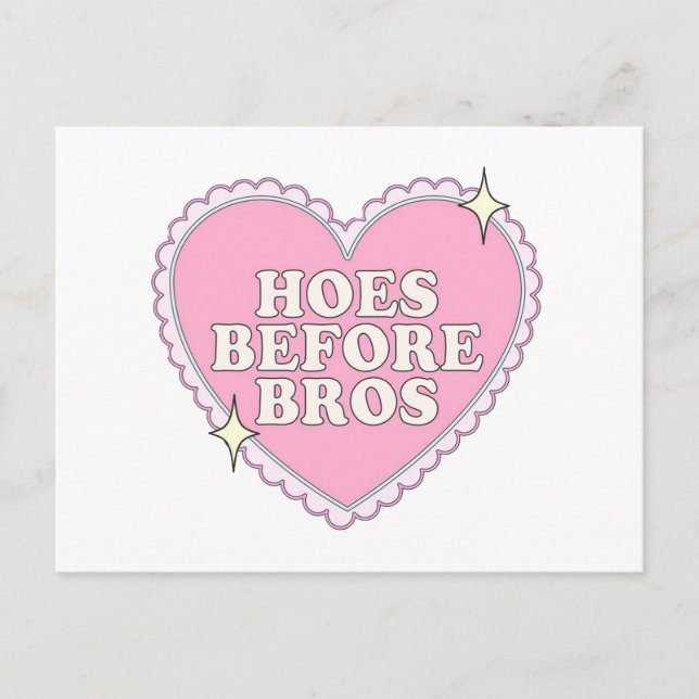 Postal Hoes before bros T-Shirt (Anverso)
