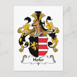 Postal Hofer Family Crest