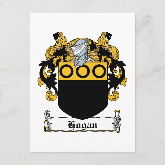 Postal Hogan Family Crest (Anverso)