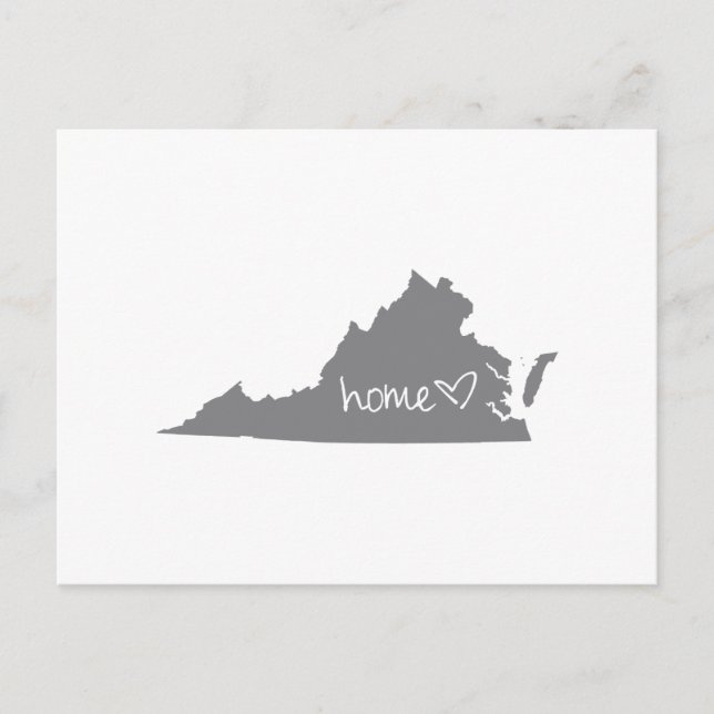 Postal Hogar <3 Virginia (Anverso)