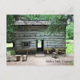 Postal Hogar appalache en Mabry Mill, Virginia