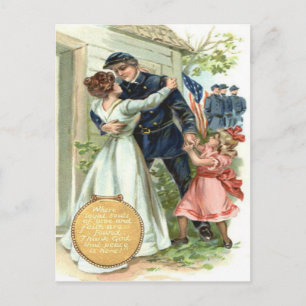 Postal Hogar de soldados de guerra civil de la Unión de B