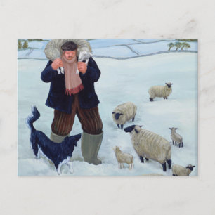 Postal Hogar del doblez