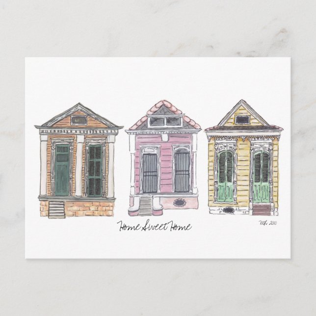 Postal Hogar Dulce Hogar (Anverso)