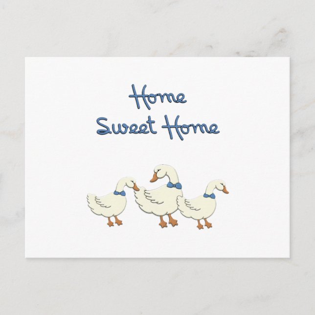 Postal Hogar dulce hogar (Anverso)