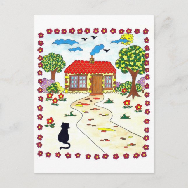 Postal Hogar dulce hogar (Anverso)