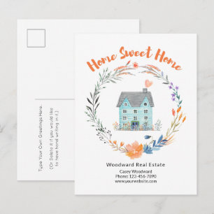 Postal Hogar Dulce Hogar Gracias Compradores Moda Propiet