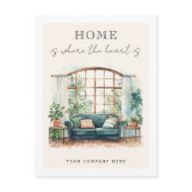 Hogar es donde el corazón está acogedor Inmobiliar